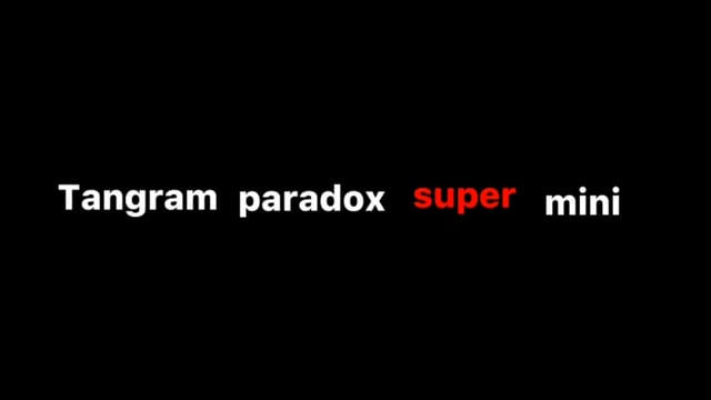 Video Tangram Paradox Mini