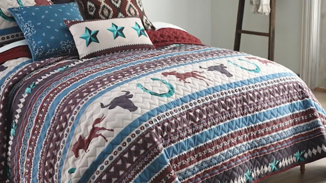 Vimeo video preview for Western Trails Quilt Bedding Collection - 1152595213
