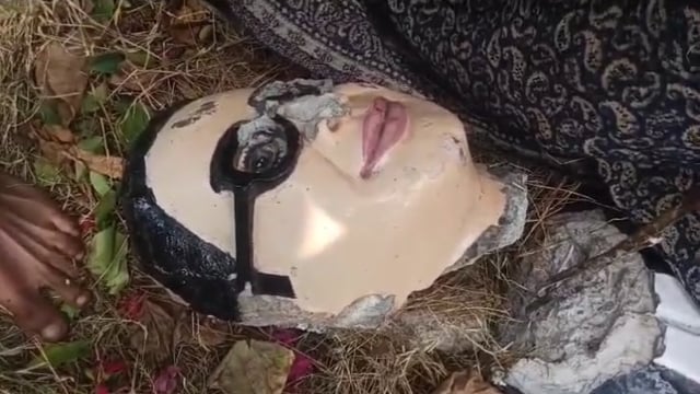 MANT- राया में अज्ञात लोगों ने अंबेडकर प्रतिमा तोड़ी,लोगों में आक्रोश,पुलिस वल तैनात जाँच शुरू,,