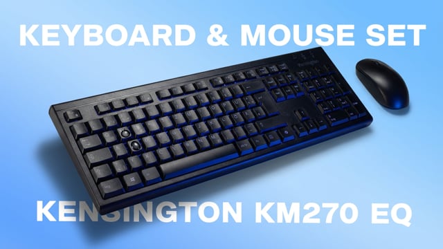 Kensington 270 EQ Keyboard & Mouse Set