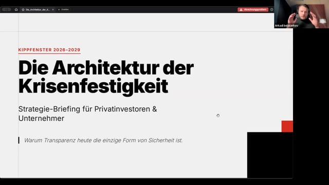 Die Architektur der Krisenfestigkeit – Webinar