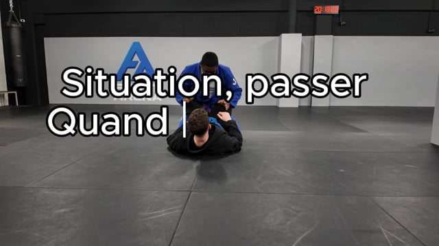 adversaire qui attrape le pantalon