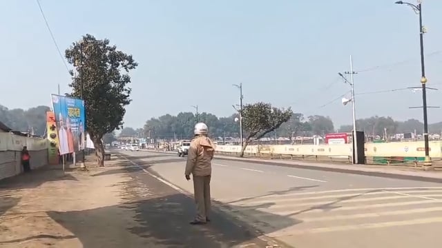 ▶️.......मुख्यमंत्री योगी आदित्यनाथ पहुंचे संगम ।