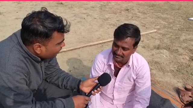 कानपुर देहात ठंड के मौसम में भी तम्बू तानकर रहते हैं ये लोग 