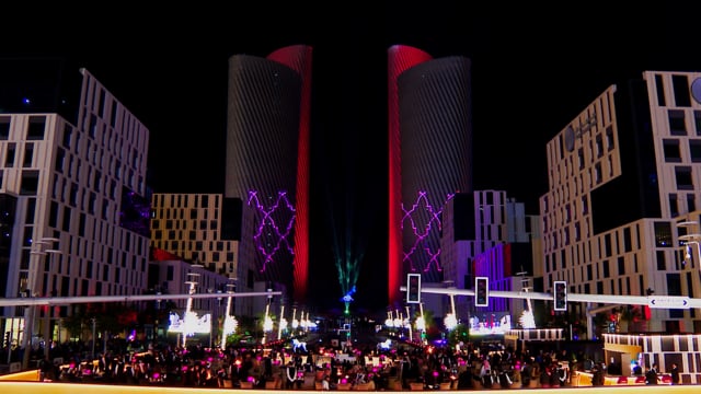 LUSAIL NEW YEAR 2025 - LASER SHOW