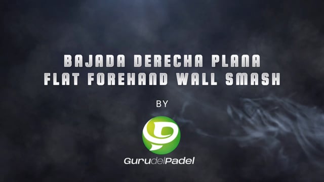 Bajada derecha plana