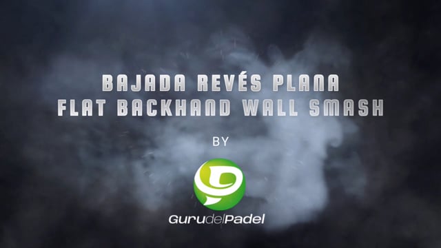 Bajada revés plana