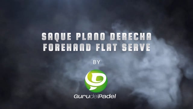 Saque derecha plano