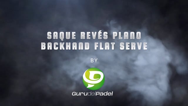 Saque revés plano