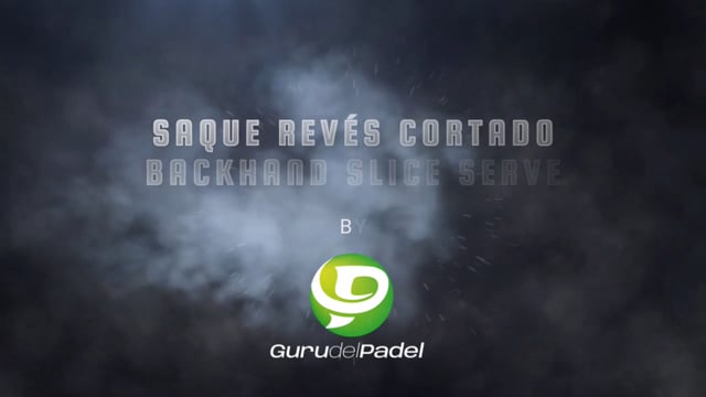 Saque revés cortado