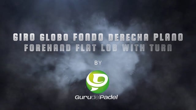 Giro globo fondo derecha plano