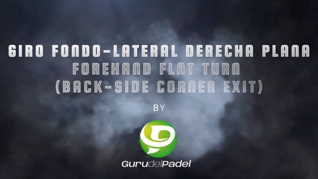 Giro fondo-lateral derecha plana
