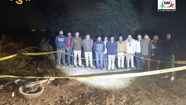 देशभर में साइबर ठगी फैलाने वाला इनामी बदमाश गोवर्धन पुलिस–एसओजी मुठभेड़ में दबोचा गया