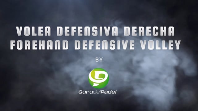Volea defensiva de derecha