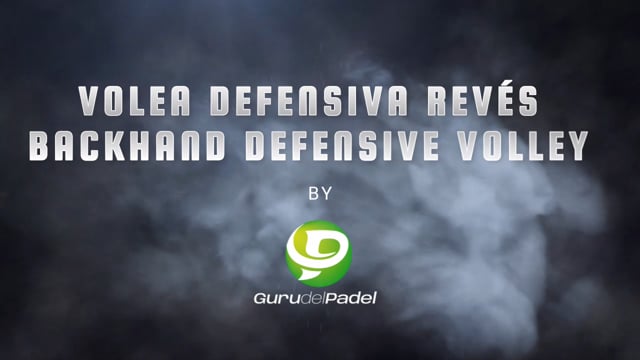Volea defensiva de revés