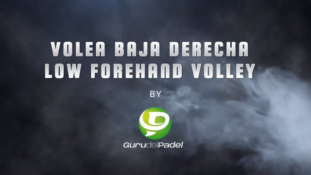 Volea baja de derecha