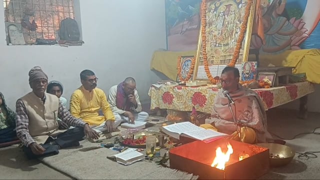 सिरदला के वर्धा में रामचरित्र मानस पाठ का किया गया आयोजन