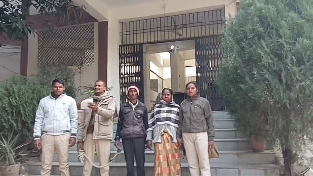 गैर जमानती दो वारंटी गिरफ्तार, भेजे गए न्यायालय