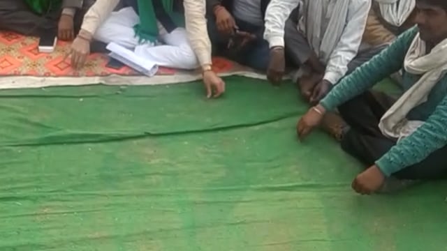 भारतीय किसान यूनियन अन्नदाता 3 दिन से किसान धरने पर