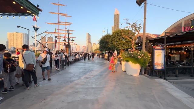 Virtual Walk -  Asiatique The Riverfront, Bangkok, Thailand