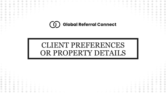 Client Preferences