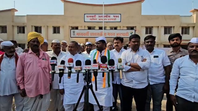 एनसीपी अजित पवार गट नमस्ते नमस्ते करगणी जिल्हा परिषद गटातून विनायक मासाळ यांचा उमेदवारी अर्ज दाखल 