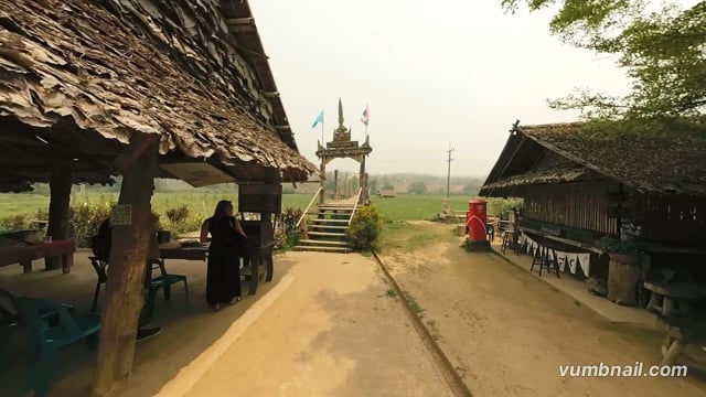 Virtual Walk – Bamboo Bridge, Mae Hong Son, Thailand
