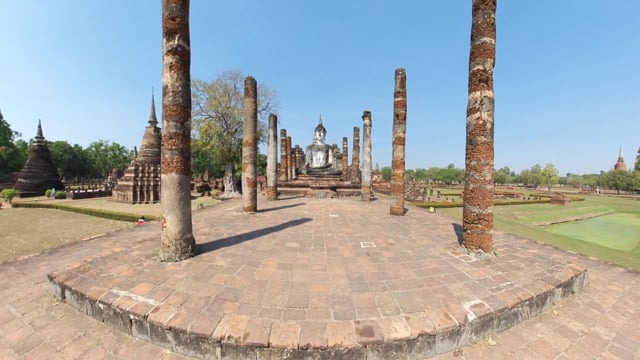 Virtual Walk – Sukhothai Historical Park Route 1, Thailand
