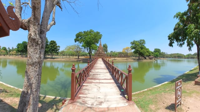 Virtual Walk – Sukhothai Historical Park Route 2, Thailand