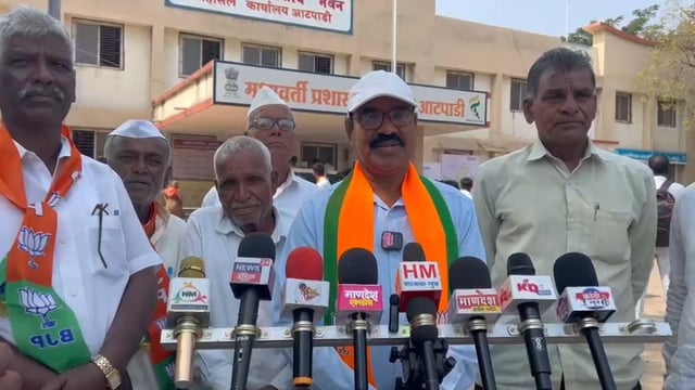 निंबवडे पंचायत समिती गटातून बाळकृष्ण पिंजारी यांचा भारतीय जनता पार्टी कडून उमेदवारी अर्ज दाखल 