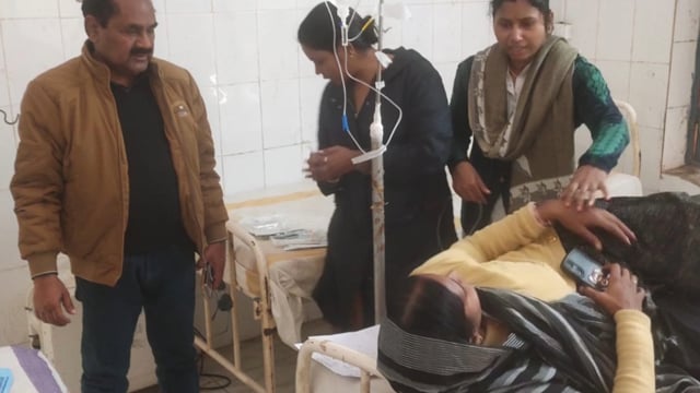 सिरदला पीएचसी में जरूरतमंद महिलाओं को आयरन सुक्रोज उपचार किया गया