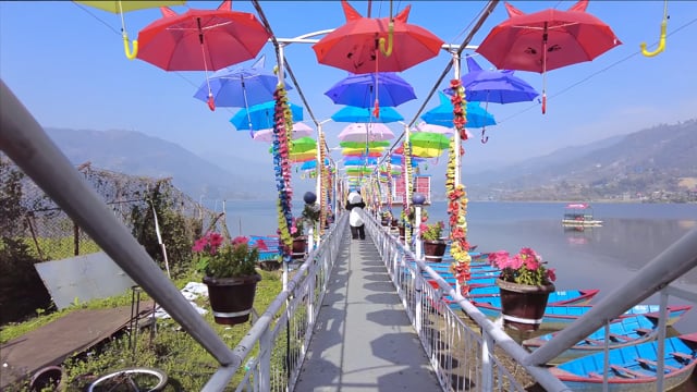 4K Virtual Walk - Pokhara Lakeside - Nepal