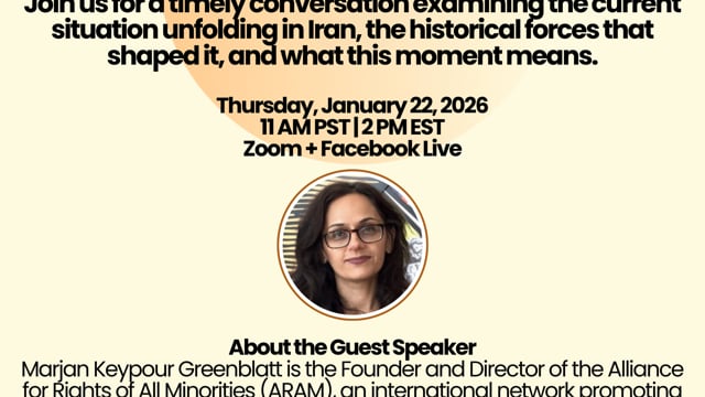 Iran in Crisis with Marjan Keypour Greenblatt