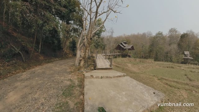 Virtual Walk – Kho Kuu So Bamboo Bridge, Pai, Thailand