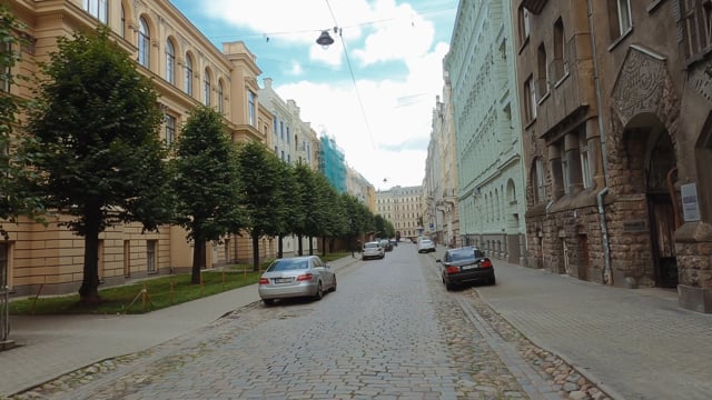 Virtual Walk - Riga Art Nouveau Quarter, Latvia