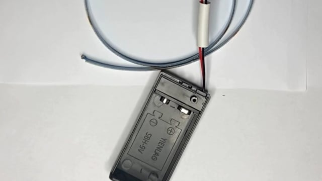 9V Battery Operated 2000mm Waterproof Led Strip Blue SMD3528