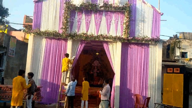 सरस्वती पूजा के अवसर पर विद्यार्थी समूह विशेष उत्साहित #Giridih 