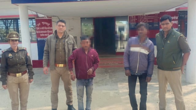 थाना महेशगंज मिशन शक्ति टीम की बड़ी कार्यवाही  महिला से छेड़खानी व मारपीट के मामले में 2 अभियुक्त गिरफ्तार #latest_news 