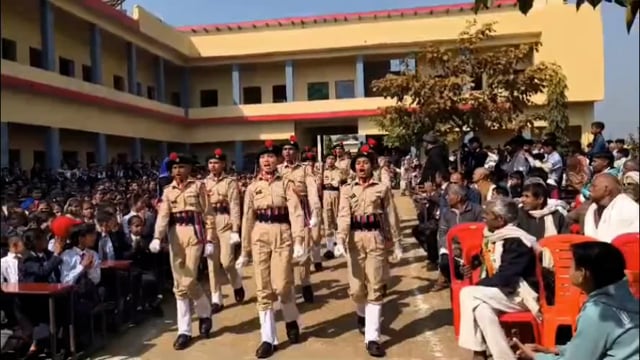 श्री मती शिमला देवी हायर सेकेंडरी स्कूल में धूमधाम से मनाया गया 77 वां गणतंत्र दिवस।