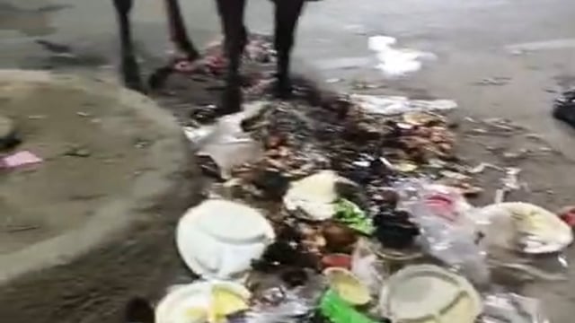 गणतंत्र दिवस जैसे राष्ट्रीय पर्व की पूर्व संध्या पर पलिया नगर में दिखी भीषण गन्दगी