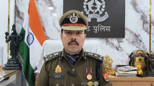 मेरठ जनपद में सुरक्षा व्यवस्था को लेकर बॉर्डर सीमा सील कर चलाये जा रहे चैकिंग अभियान के संबंध में एसपी बाइट