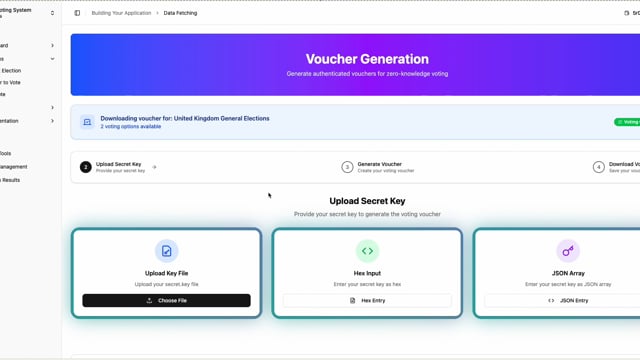 Cloak Minster Ballot - Casting Vote
