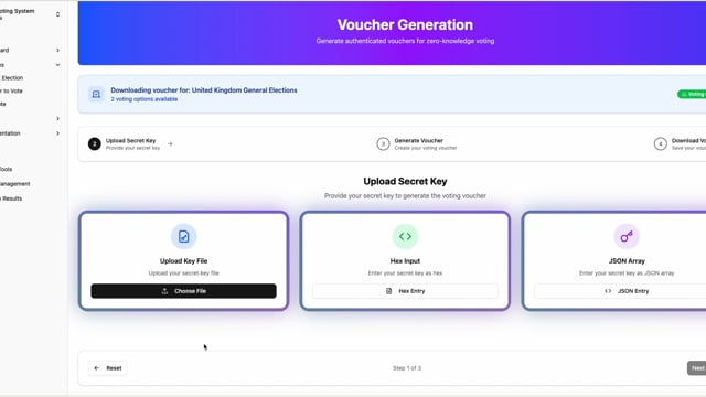 Cloak Minster Ballot - Privacy Architecture