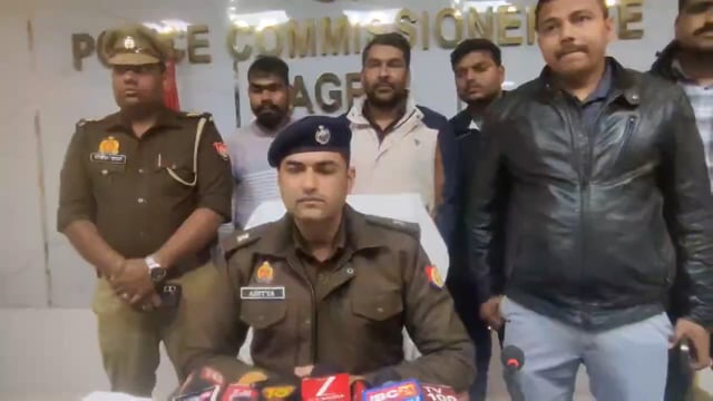आगरा पुलिस आयुक्त दीपक कुमार के निर्देशन में सभी स्थानों पर जैसे थाना कांगरोल क्षेत्र में अपराधियों पर की गई कार्रवाई