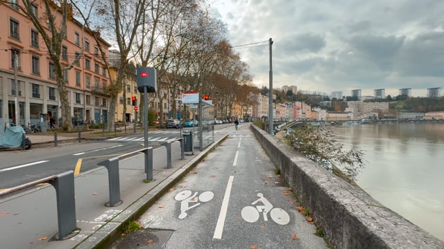 Virtual Cycle – River to Confluence, Lyon, France