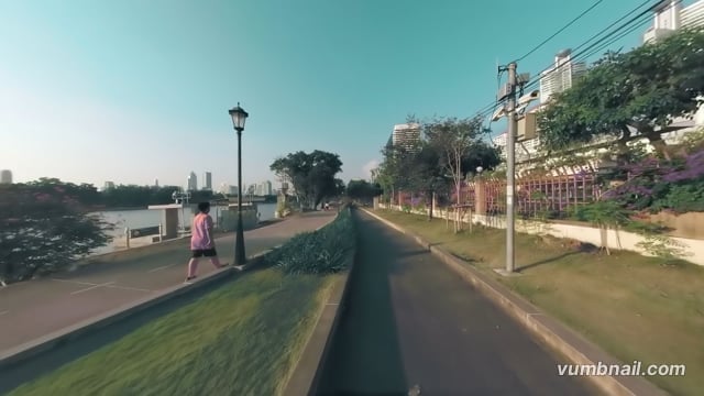 Virtual Cycle – Green Parks in the Urban Jungle, Bangkok, Thailand