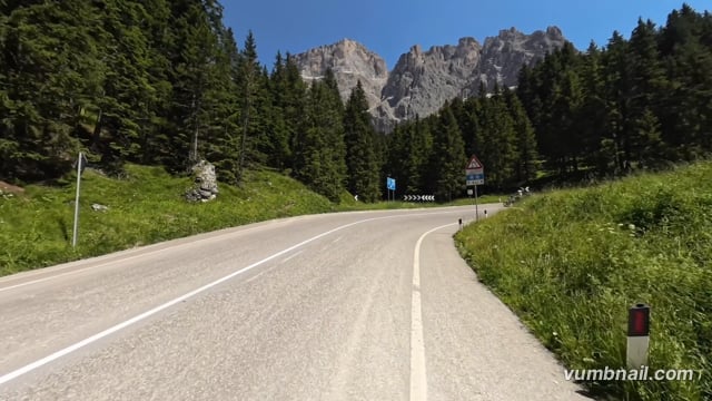 Virtual Cycle Ride – Sella Gardena Mountain Pass, Dolomites, Italy 1