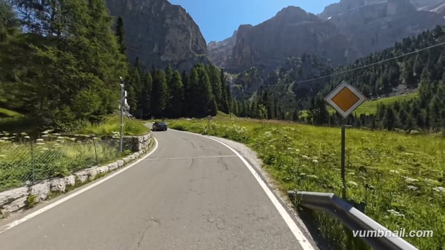 Virtual Cycle Ride – Sella Mountain Pass, Dolomites, Italy 2