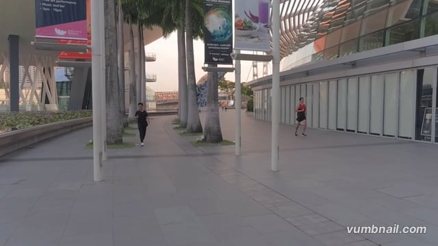 Virtual Run – Marina Bay and Gardens by the Bay after Sunrise, Singapore