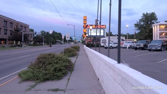 Virtual Twilight Walk Bozeman Downtown - Montana, USA with Local Sounds 1